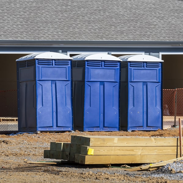 what is the expected delivery and pickup timeframe for the porta potties in Warren TX